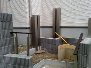 横浜市南区 新築外構 アプローチ工事